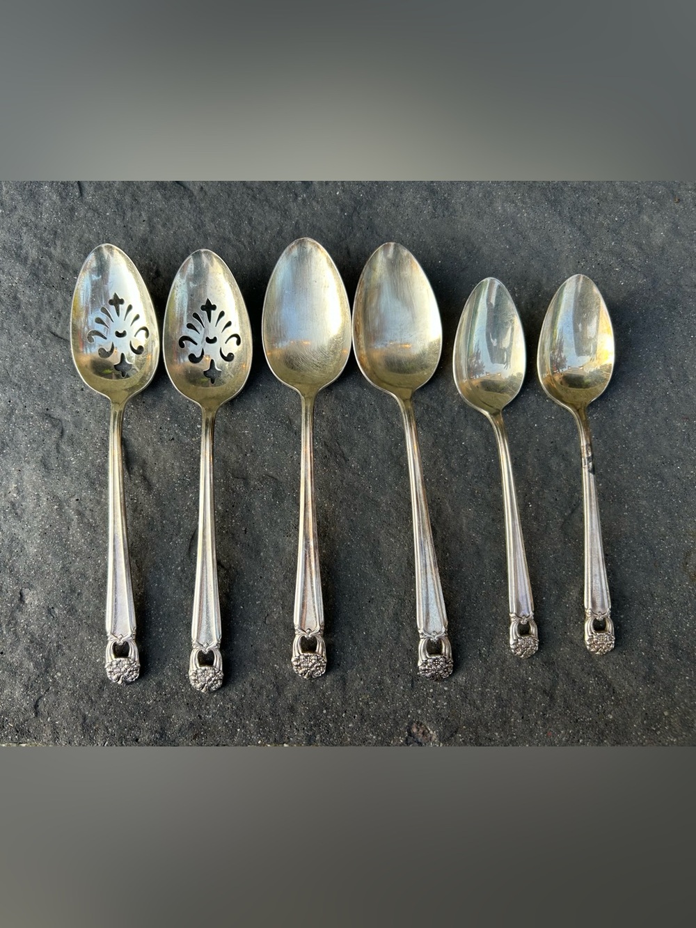 1847 Rogers Bros Eternally Yours Silverplate Spoon Set (6) | Vintage 1941 |